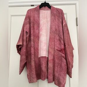 Authentic Beautiful Hand Embroidered Yukata from Kyoto